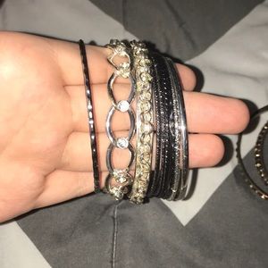 SILVER BANGLES